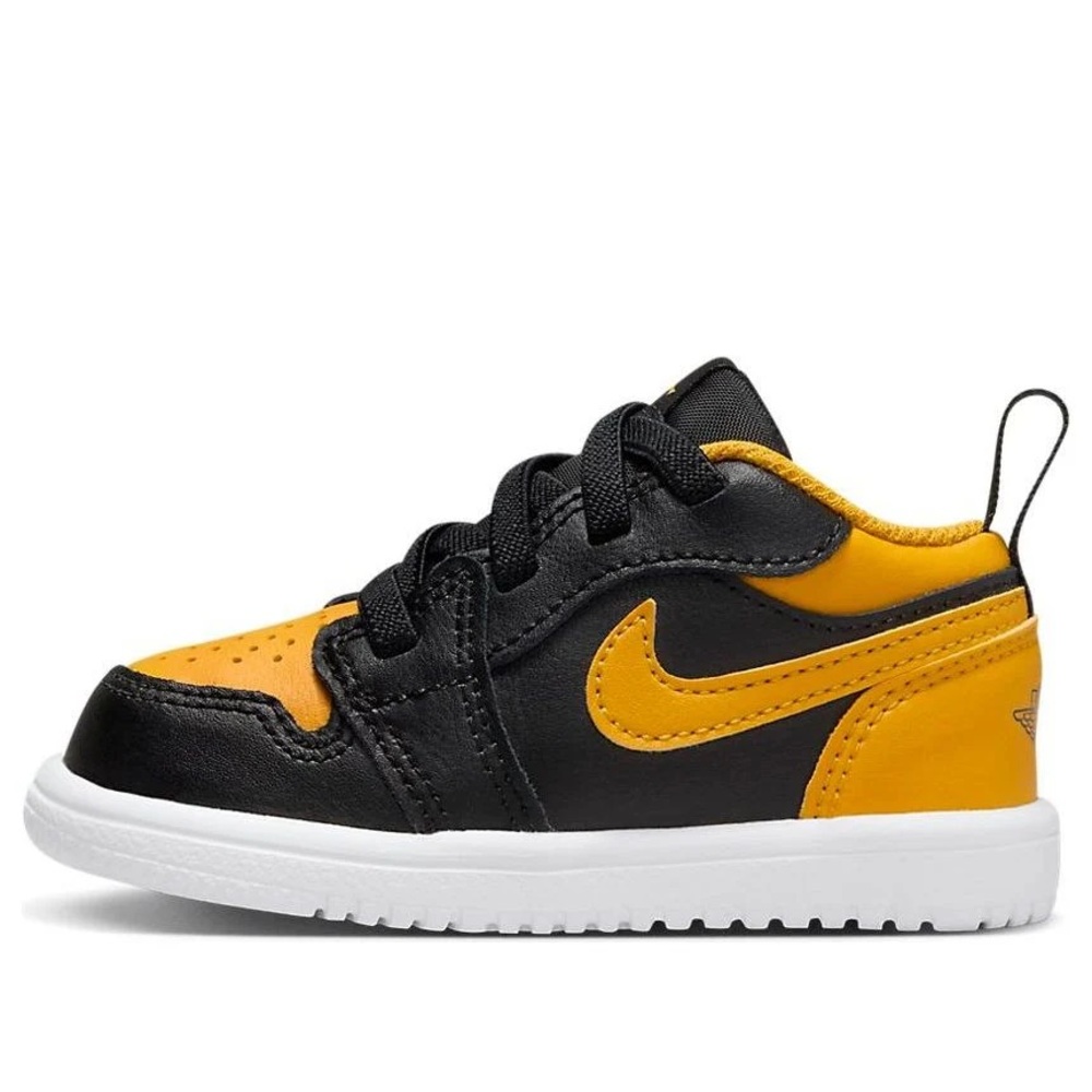 Toddler Jordan Air Jordan 1 Low Alt Black Yellow Ochre Toddler 7c